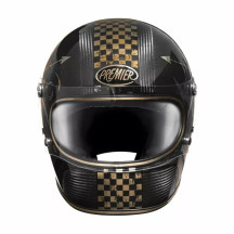 Casco Trophy Carbon — Talla S, Adulto, Integral, Negro brillo